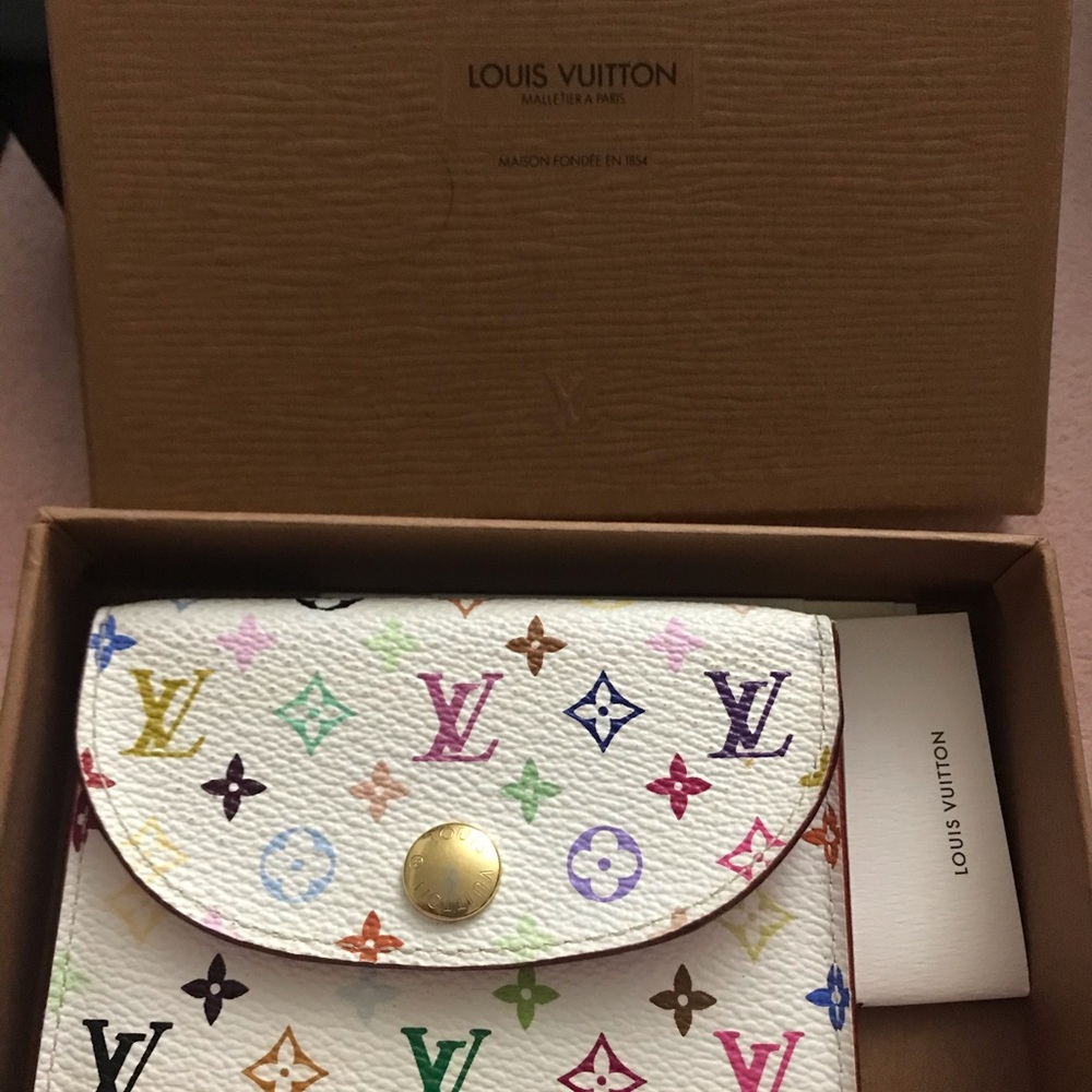 Authentic Louis Vuitton Multicolor Card Case
